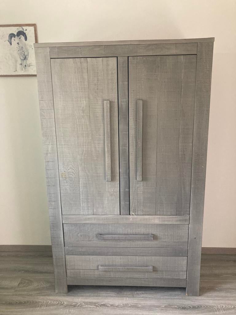 Babykamer compleet (grijs), Kinderen en Baby's, Kinderkamer | Complete kinderkamers, Ophalen, Gebruikt, Jongetje of Meisje