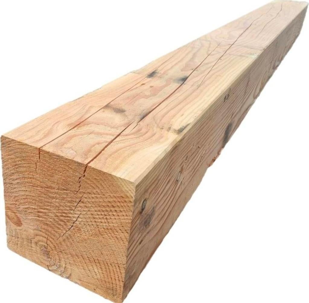 1 Douglas balk / paal - 24x24 cm / 3.00 m lang nr: TB61