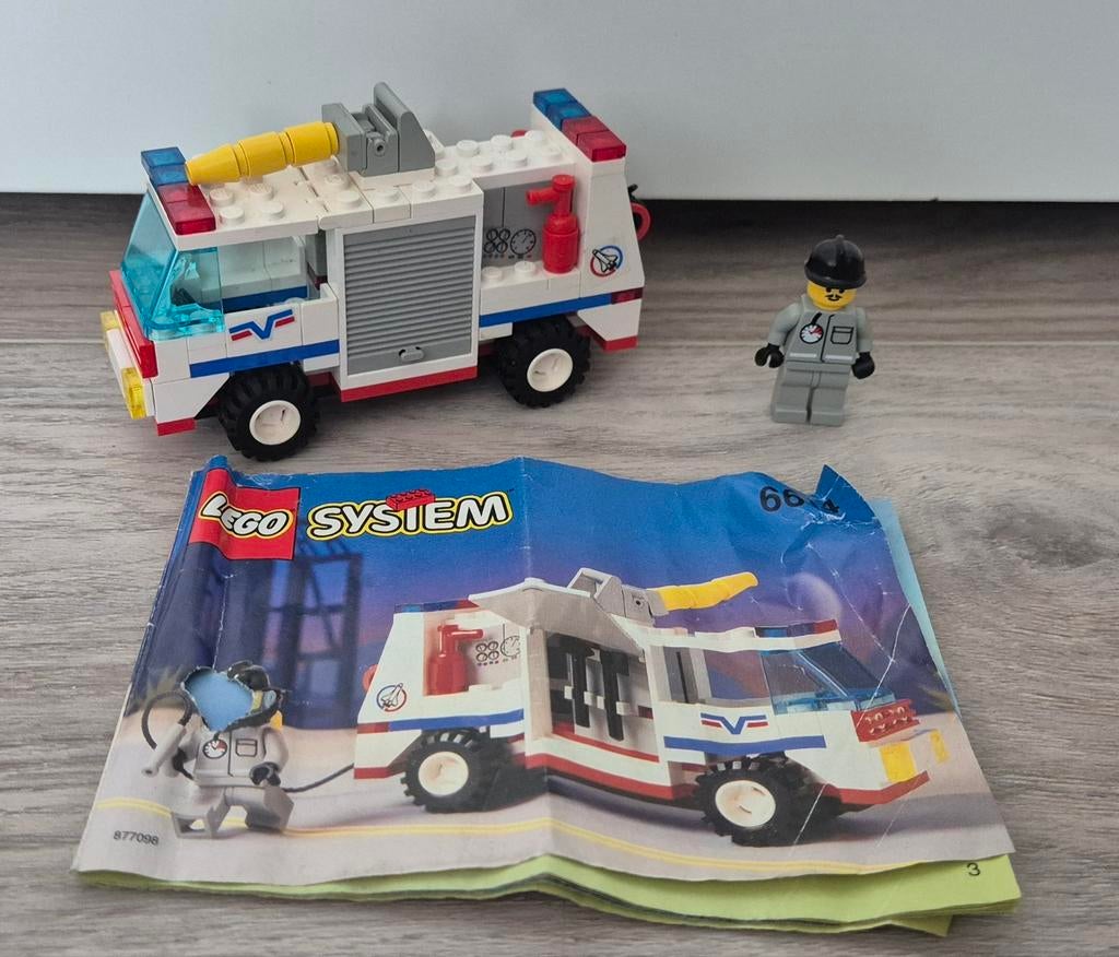 Lego 6614 Launch Evac 1 met boekje, Kinderen en Baby's, Speelgoed | Duplo en Lego, Gebruikt, Lego, Complete set, Ophalen of Verzenden