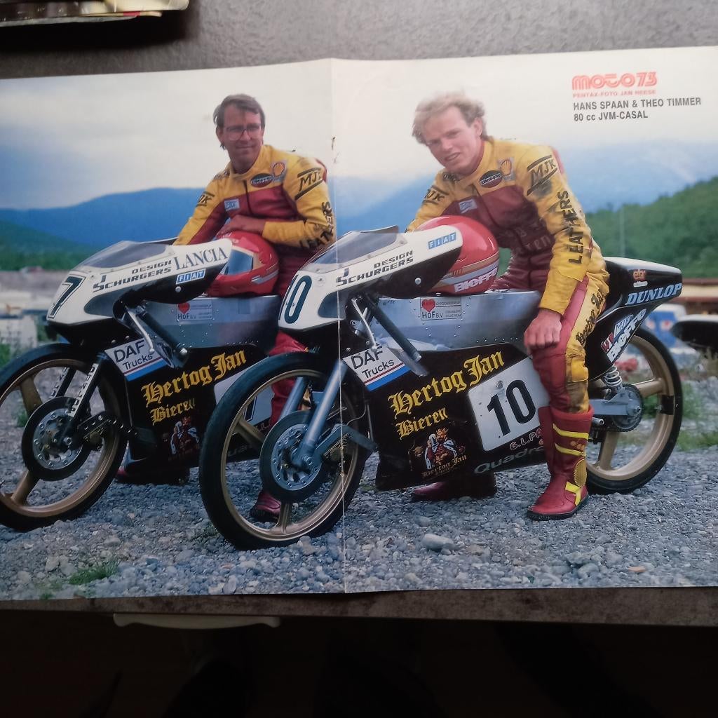 Motor posters, Ophalen of Verzenden, Gebruikt, Motoren