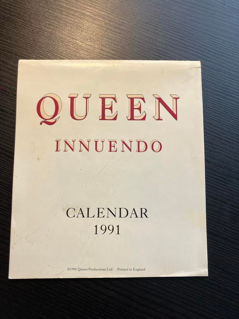 Queen Innuendo Kalender 1991, Verzenden, Nieuw, Overige typen