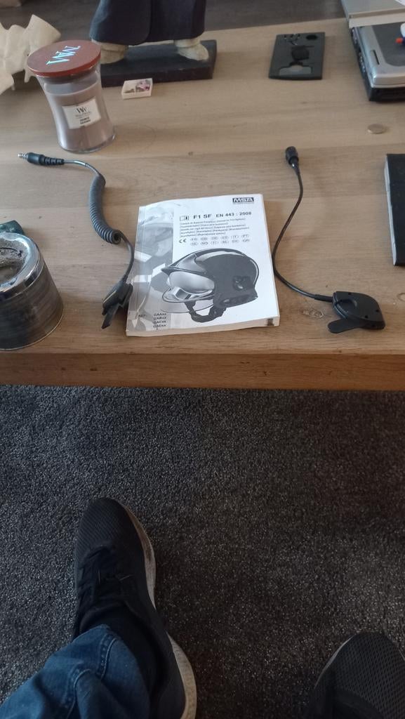 Brandweerhelm verbinding MSA p 2000, Ophalen of Verzenden, Gebruikt