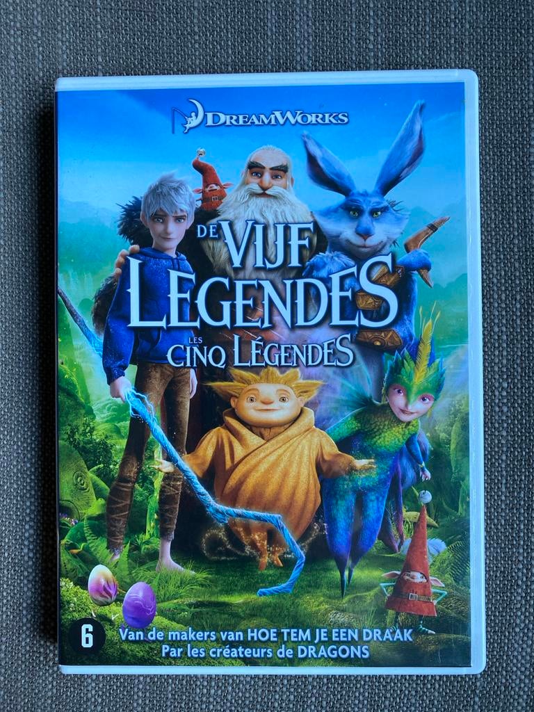 De Vijf Legendes - dvd, Avontuur, Alle leeftijden, Ophalen of Verzenden, Zo goed als nieuw