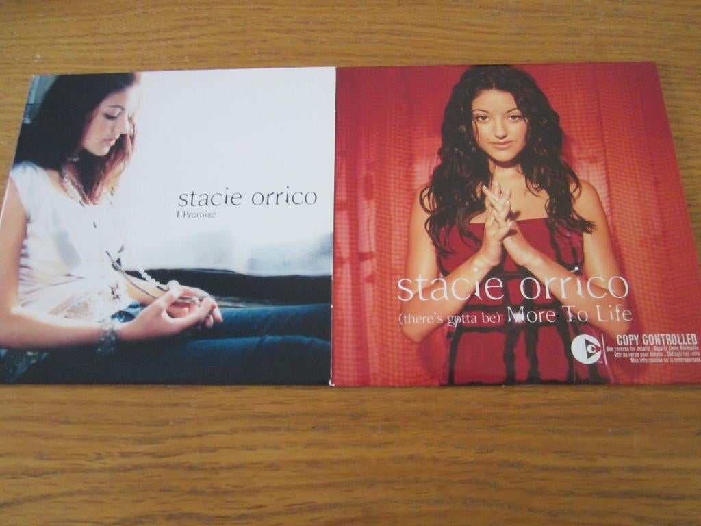 Stacie Oricco 2 CD Singles in een uitstekende staat!, 2 t/m 5 singles, Ophalen, Zo goed als nieuw, Pop