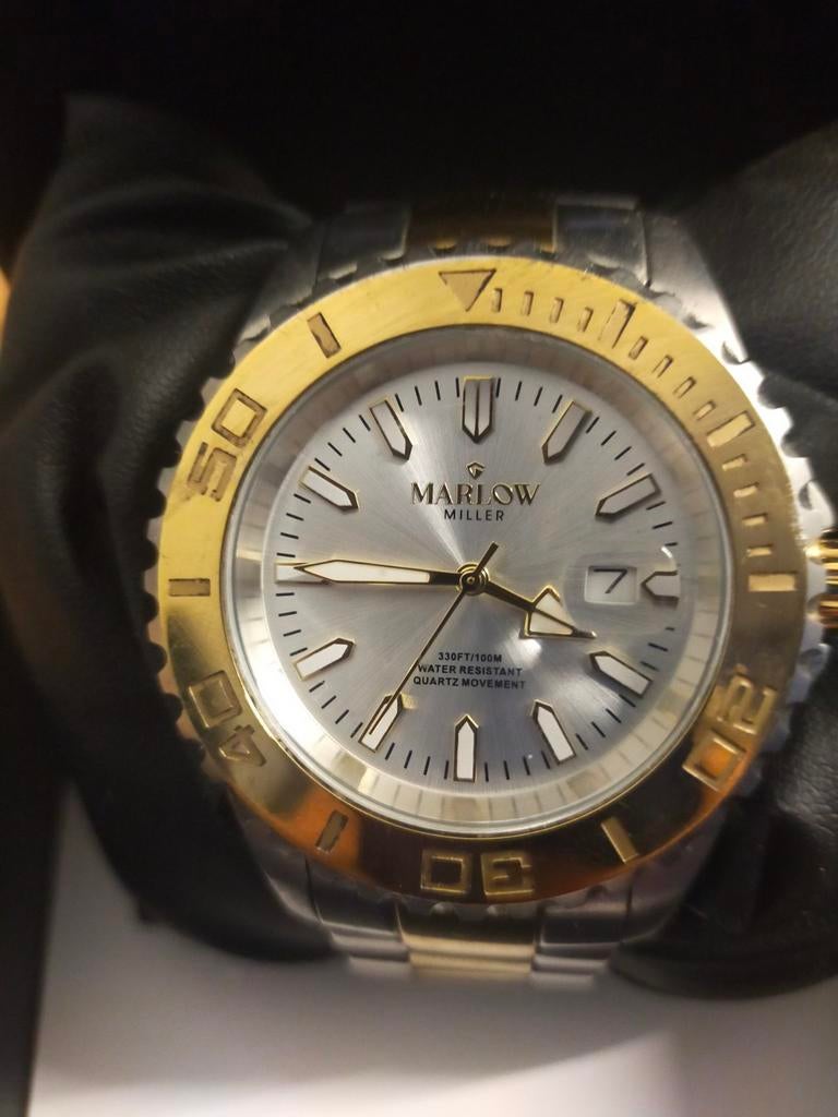 Marlow Miller horloge - 3 maanden oud met garantie, Sieraden, Tassen en Uiterlijk, Horloges | Heren, Staal, Staal, Polshorloge