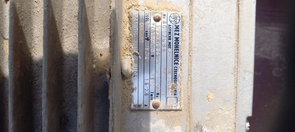 Elektromotor + poellies en vertraging, Ophalen of Verzenden, Gebruikt