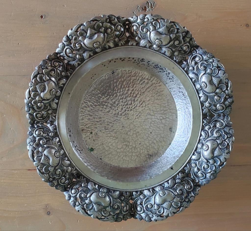 Djokja zilveren schaaltje 19 cm, Ophalen of Verzenden