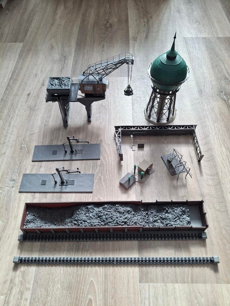 HO kolencentrale, Overige merken, Gebruikt, Gelijkstroom of Wisselstroom, Brug, Tunnel of Gebouw