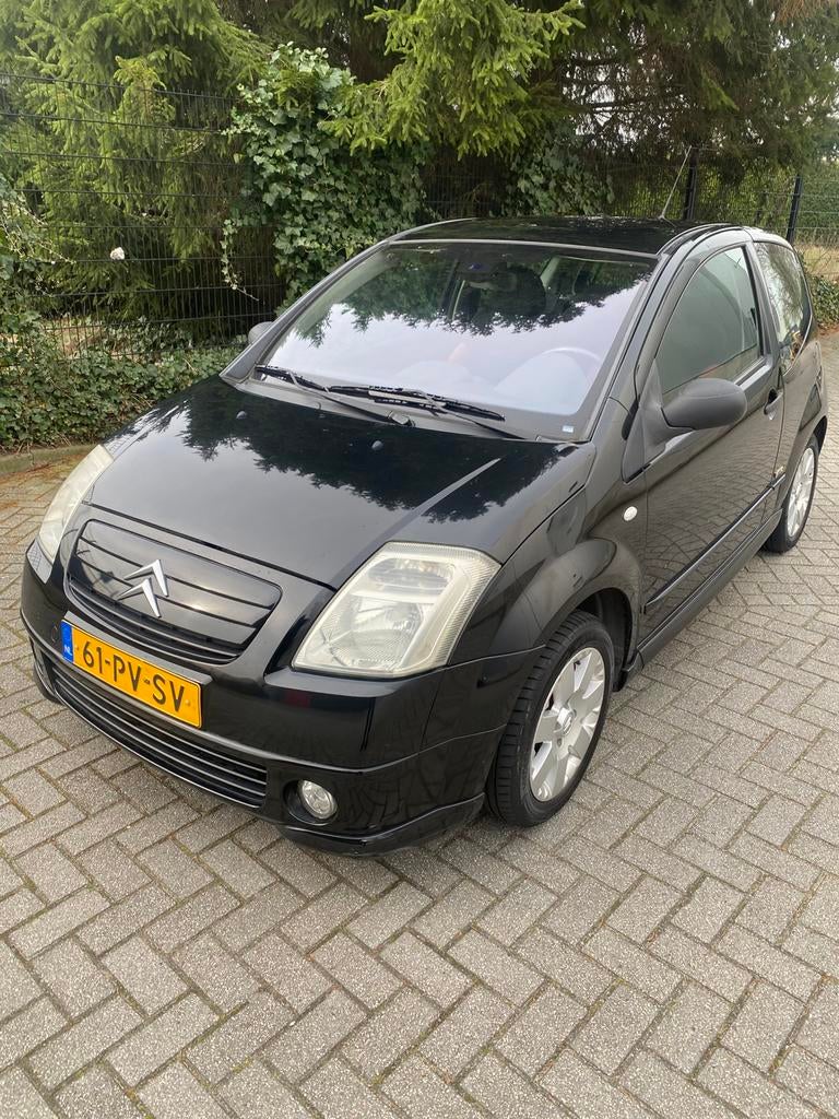 Citroën C2 1.4 I 2005 Zwart, Voorwielaandrijving, Zwart, 4 cilinders, 4 stoelen