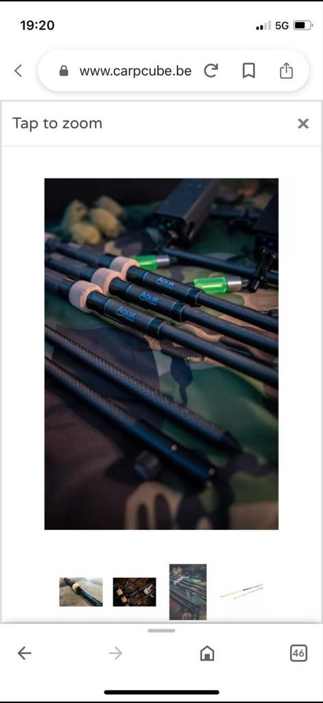 Aqua Atom Hengels 10ft - 3.25LB (2 stuks), Ophalen, Zo goed als nieuw, Werphengel