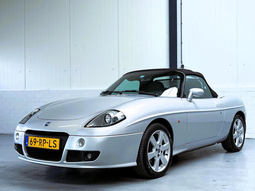 Fiat Barchetta 1.8-16V Emotion, Zwart, 4 cilinders, Cabriolet, 450 kg