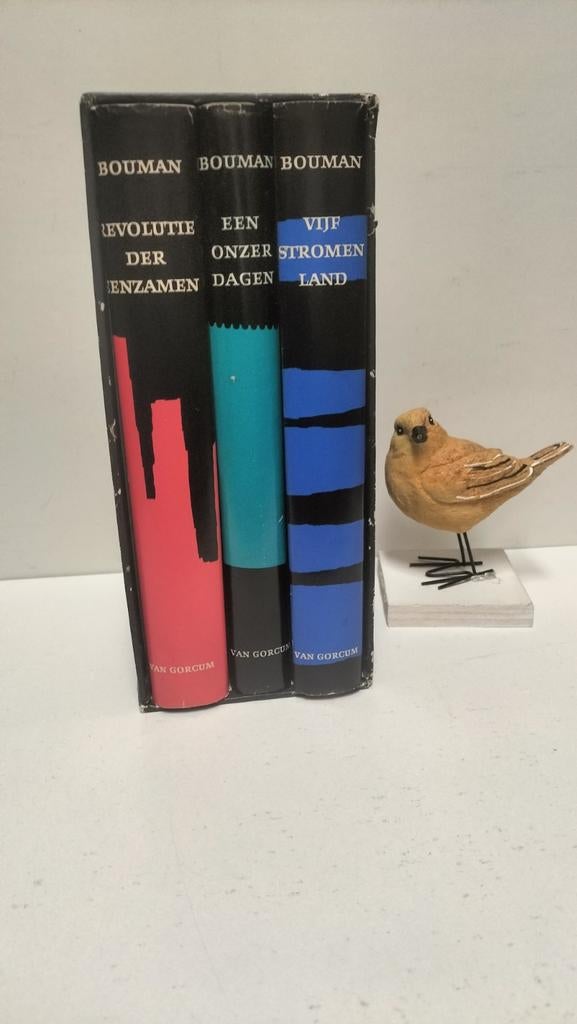 Bouman, Dr. P.J.; Cassette met drie boeken: Revolutie der, Ophalen of Verzenden, Gelezen