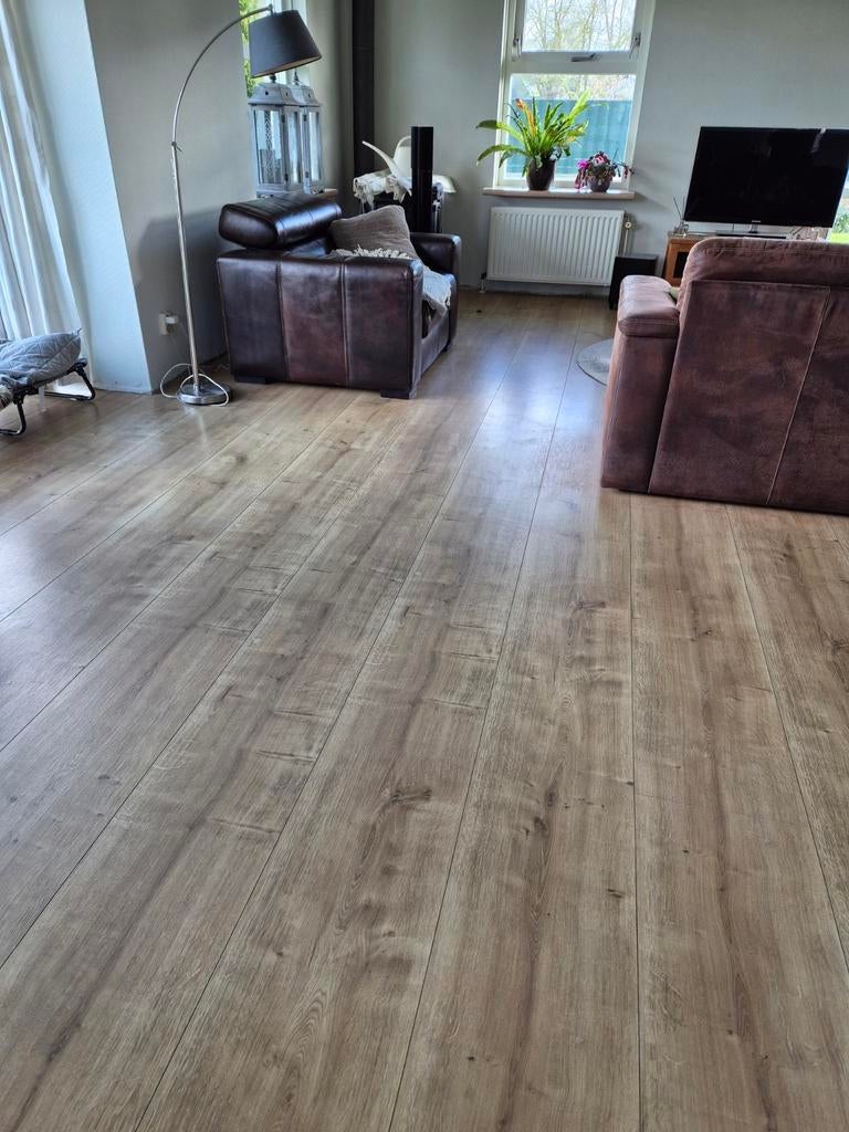Natuurlijk eiken laminaat extra breed, Ophalen, 50 tot 75 m², Laminaat