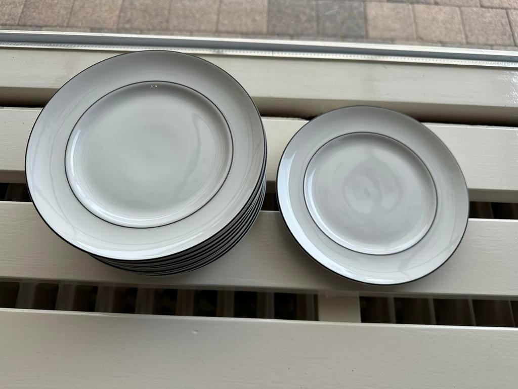 Gebaksbordjes 10 stuks, Huis en Inrichting, Keuken | Servies, Ophalen of Verzenden, Zo goed als nieuw, Bord(en), Overige stijlen