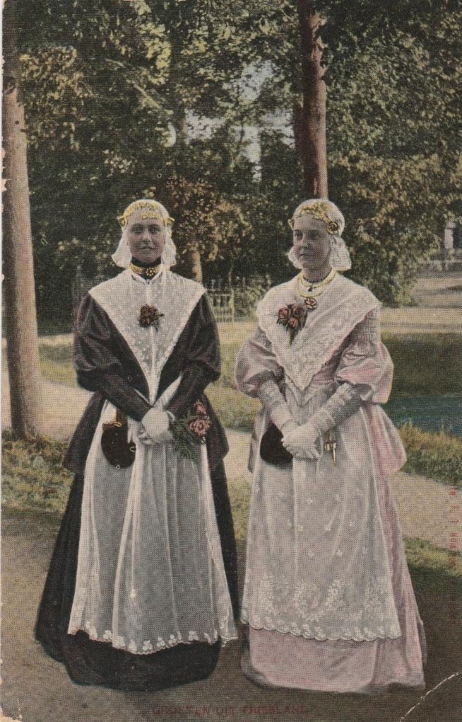 friesche klederdracht 1905, Verzamelen, Ansichtkaarten | Nederland, Ophalen of Verzenden, Voor 1920, Zeeland