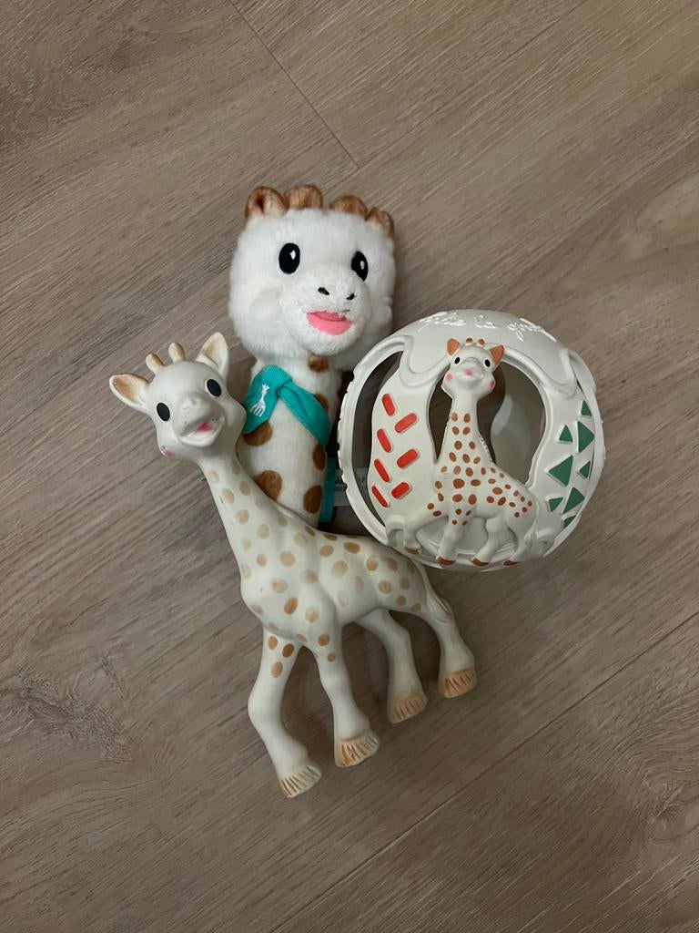 Sophie la Girafe sensorisch baby speelgoed, Ophalen of Verzenden, Gebruikt, Overige typen