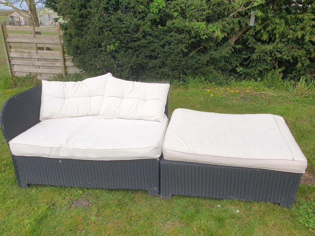 Lounge set 220cm x 70cm, Ophalen, Gebruikt, Kunststof