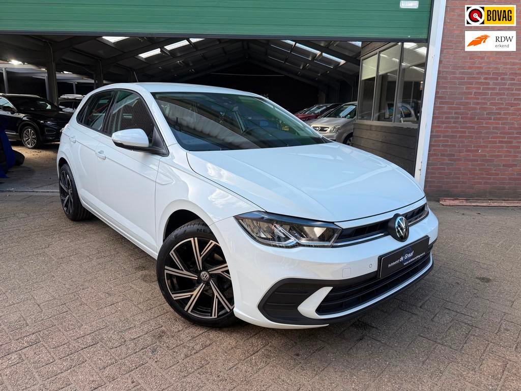 Volkswagen Polo 1.0|CARPLAY/PDC/LED/DIGITAAL/STOELVERW, Auto's, Volkswagen, Gebruikt, Wit, Bedrijf, 19 km/l