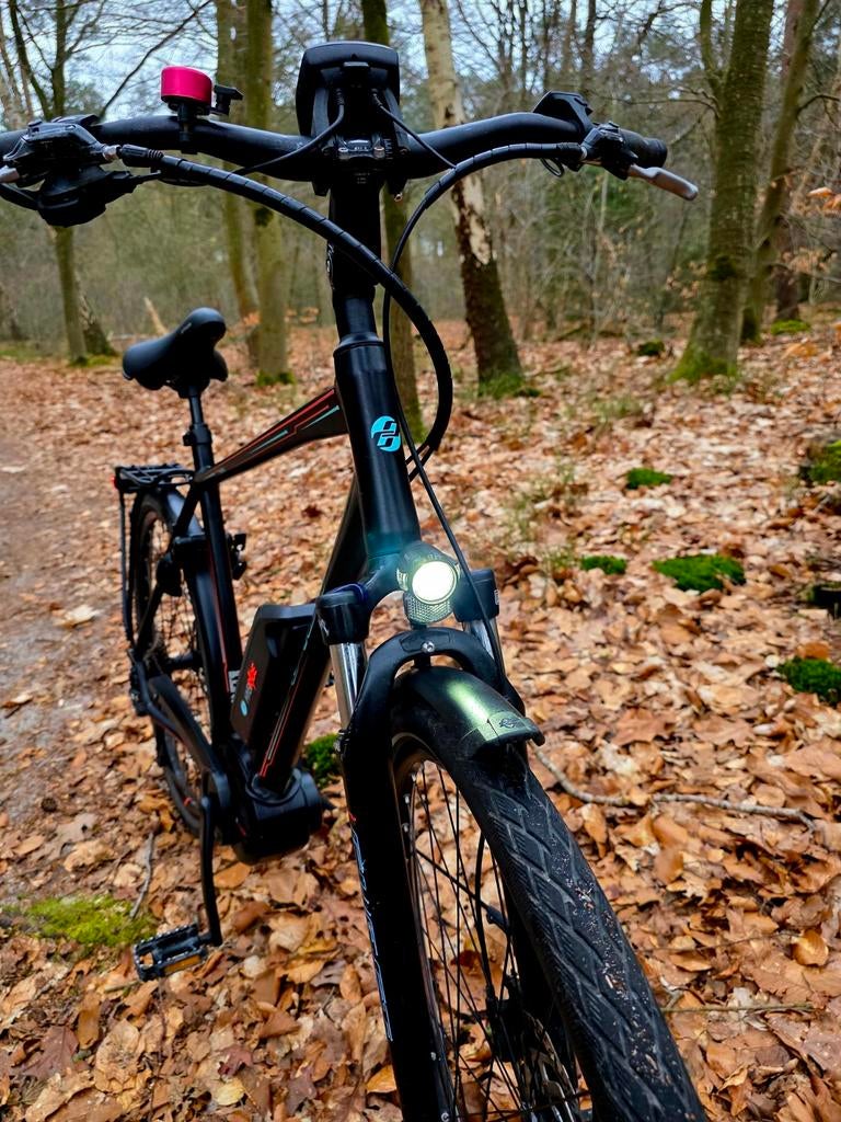 Comfortabele heren Ghost Bosch middenmotor tel 06-21340570, Zo goed als nieuw, 50 km per accu of meer, 55 tot 59 cm, Ophalen