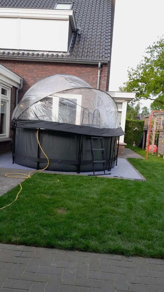 Exit zwembad 360x122, Ophalen, Gebruikt, Rond, 300 cm of meer