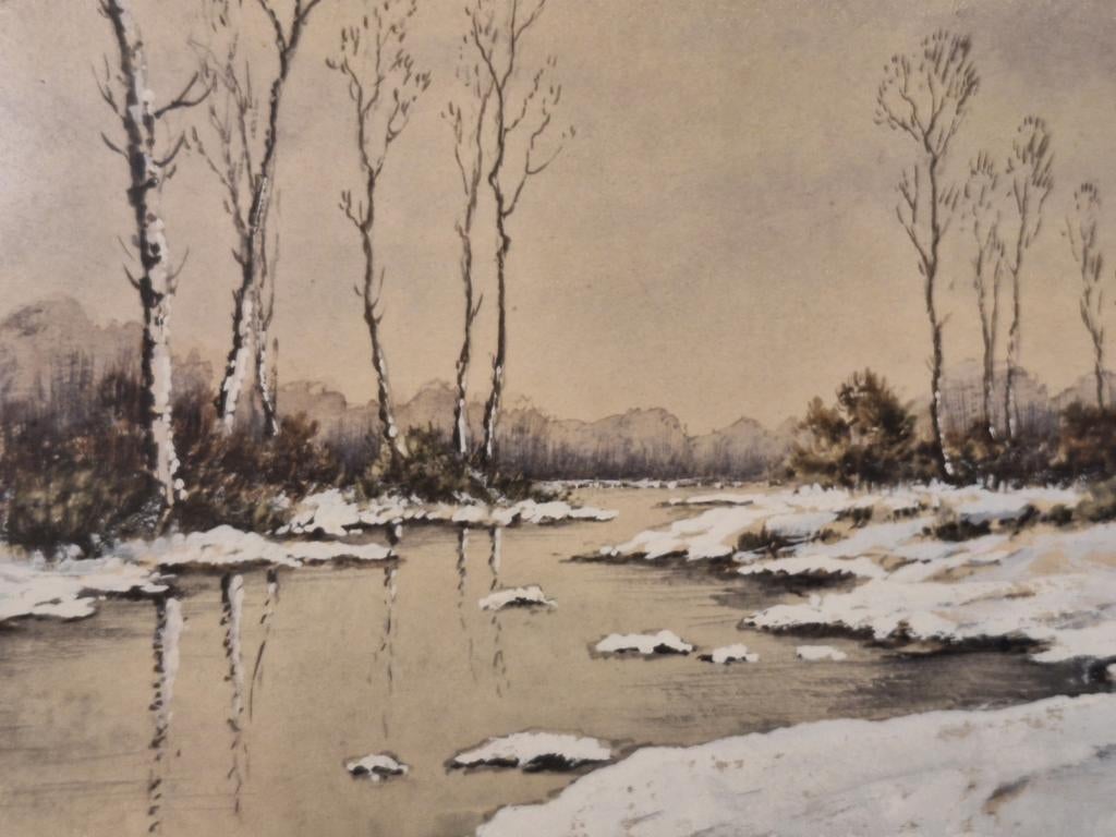 Schilderij Winterlandschap van Louis W v Soest, Ophalen of Verzenden