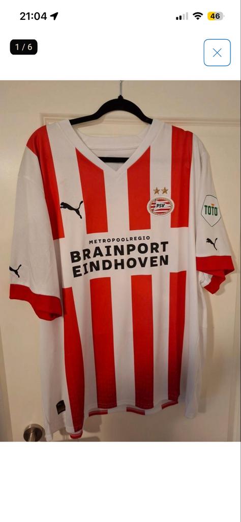 PSV Thuisshirt XXXL - Zo goed als nieuw, Groter dan maat XL, Ophalen, Zo goed als nieuw, Shirt