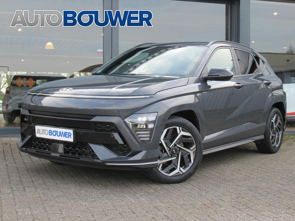 Hyundai KONA 1.6 GDI HEV N Line Premium 1e eigen | dealer on, Stof, Gebruikt, Origineel Nederlands, Bedrijf
