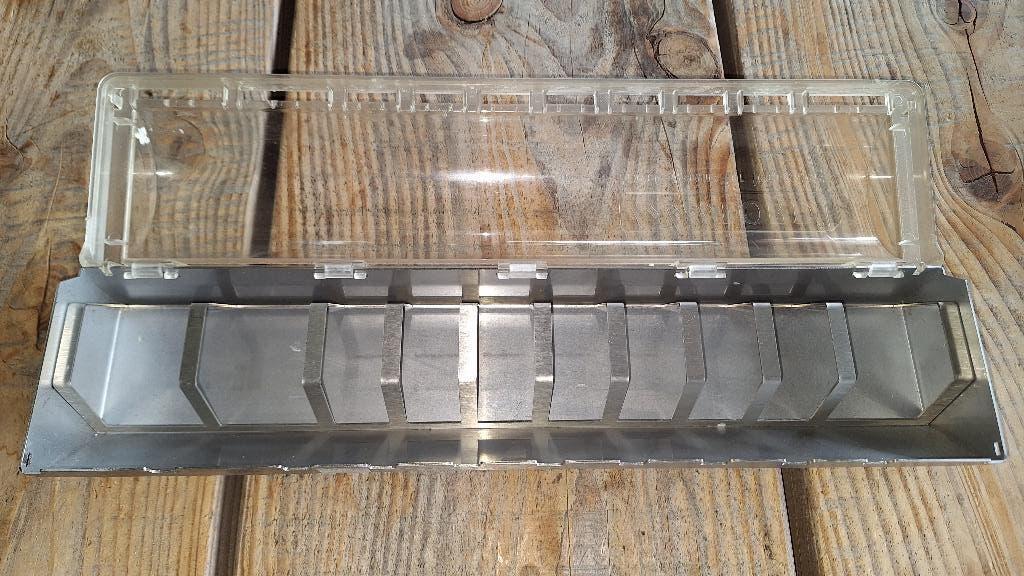 Labellord RVS HACCP sticker Labeldispenser, ., Overige supermarkten, Ophalen of Verzenden, .