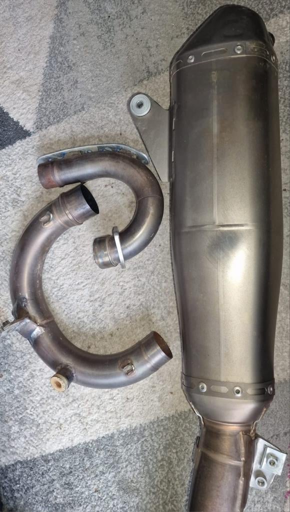 Akrapovic uitlaat yz250f, Ophalen, Gebruikt