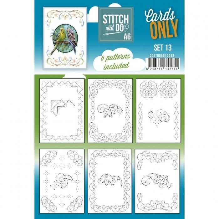 Stitch and Do A6 Cards only 13 en 6 verschillende oplegkaart, Hobby en Vrije tijd, Kaarten | Zelf maken, Blanco kaart of Basiskaart