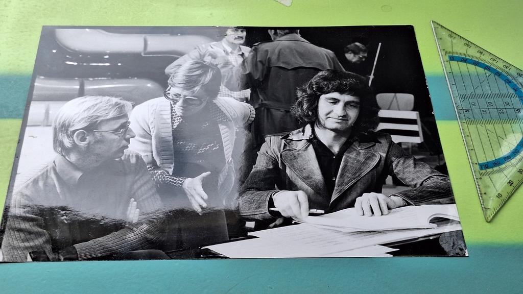 Persfoto VARA radio Polo de Haas, Ophalen of Verzenden, Boek, Tijdschrift of Artikel