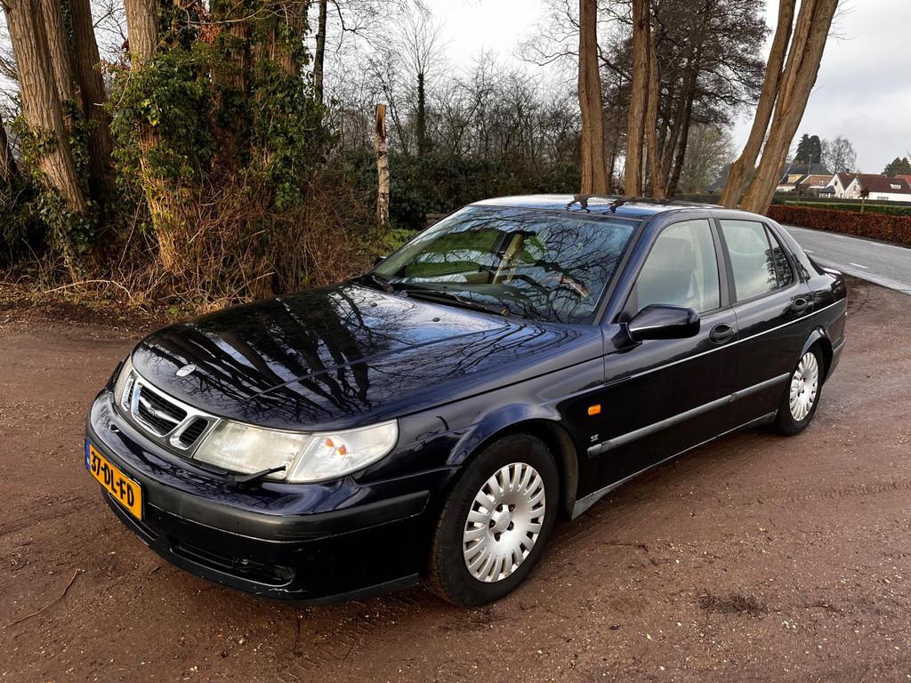 Saab 9-5 3.0t SE, Auto's, Saab, Blauw, Origineel Nederlands, Bedrijf, 1625 kg