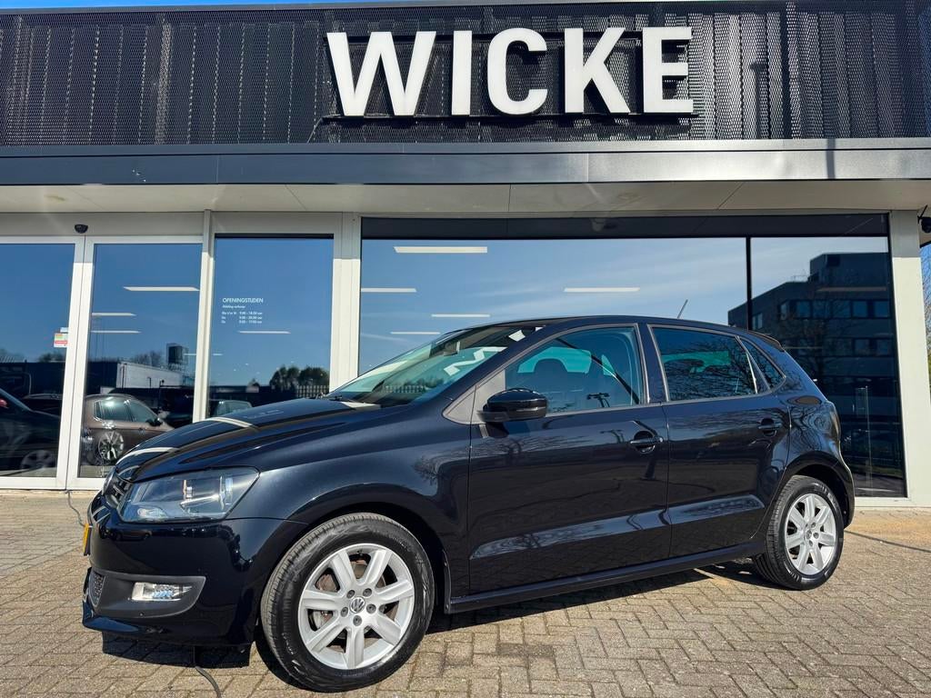Volkswagen Polo 1.4-16V Highline DSG Airco 5 deurs, Euro 5, Zwart, 4 cilinders, Zwart