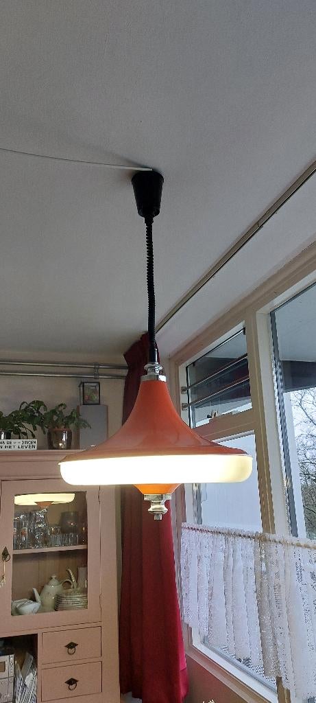Space age lamp uit de Seventie`s, Ophalen, Kunststof, Gebruikt, 50 tot 75 cm