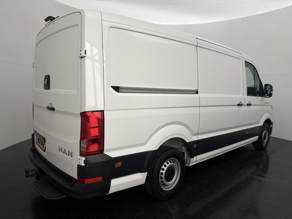 MAN TGE 2.0 TDI 140PK L3H2 l AUTOMAAT l NAVI l KASTENINBOUW, Auto's, Stof, Gebruikt, 4 cilinders, Met garantie (alle)