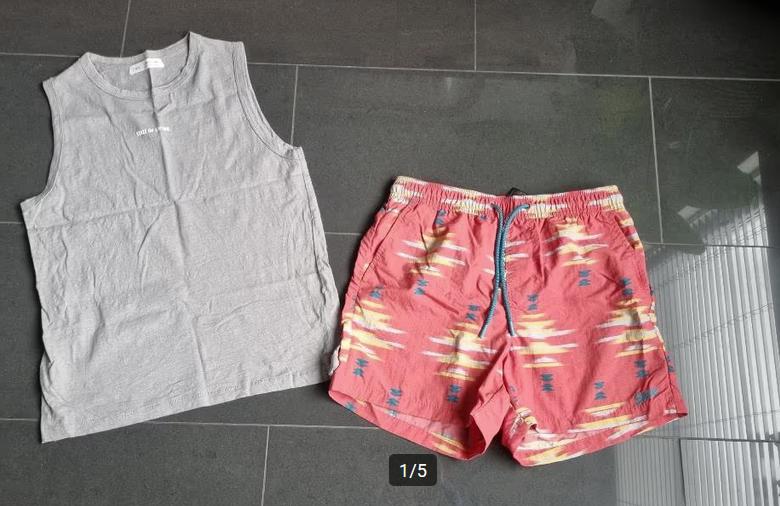 Pull & Bear Zwembroek Maat S, Ophalen of Verzenden, Maat 46 (S) of kleiner, Overige kleuren, Zwemshort