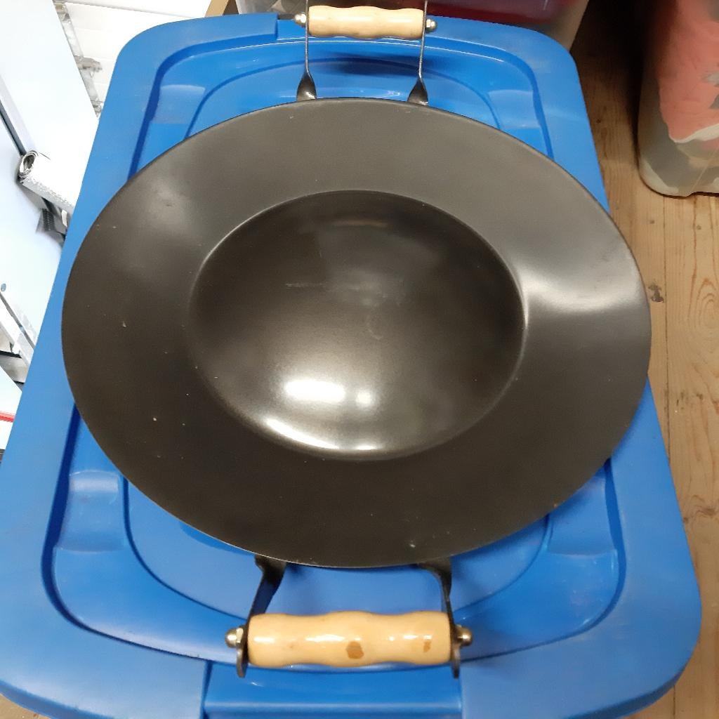 Wokpan nieuw, Ophalen of Verzenden, Nieuw, Aluminium, Wok