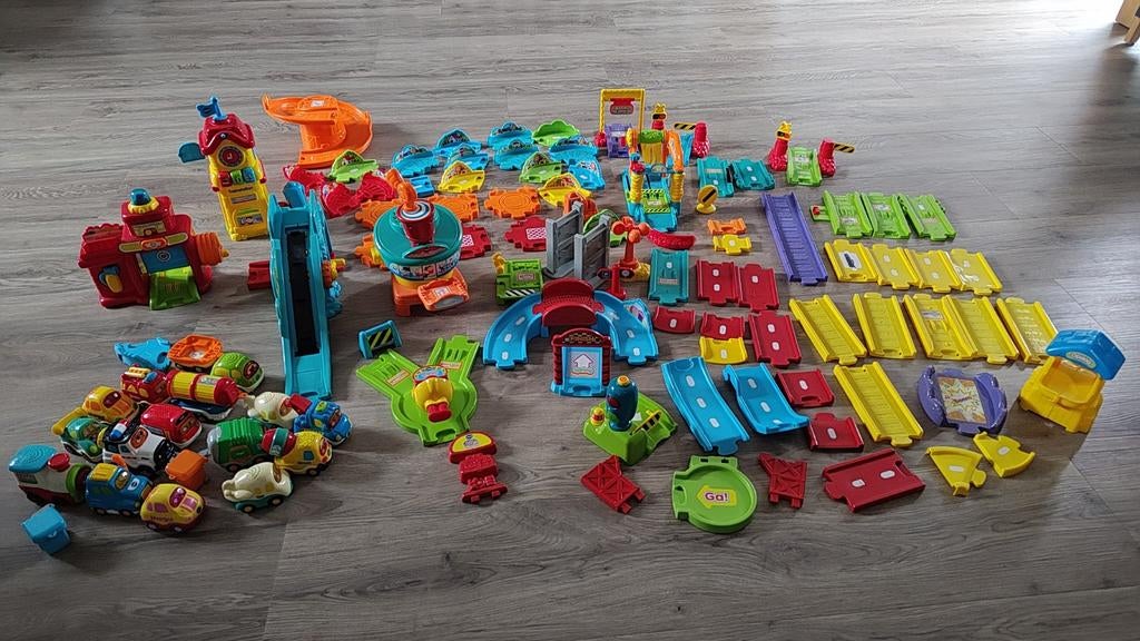 Grote Toet Toet Auto's set met treinstation & brandweer, Ophalen, Jongen of Meisje