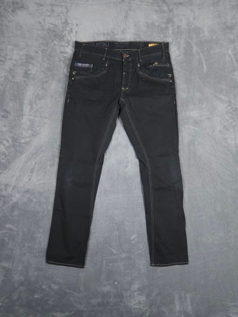 Pme Legend Broek Bare Metal W35 L34 Regular Straight Fit, ., Zwart, Ophalen of Verzenden, Zo goed als nieuw
