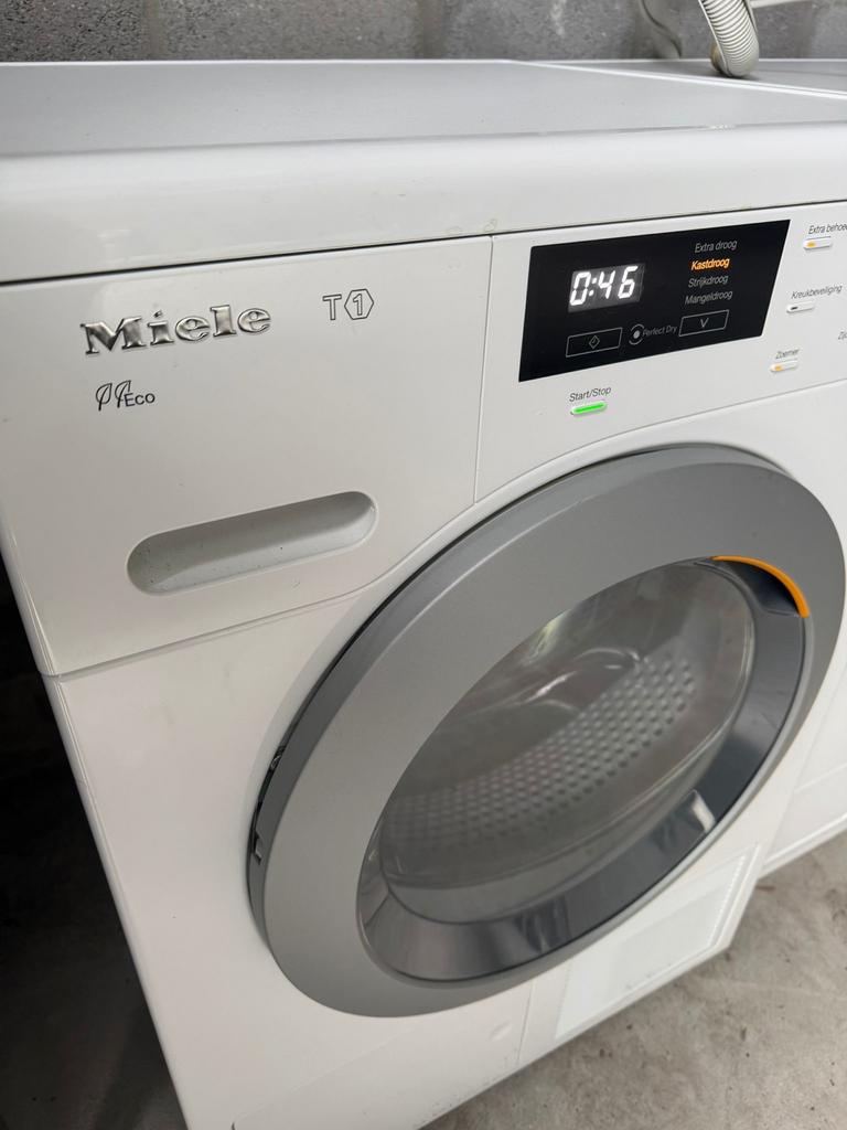 Miele Warmtepompdroger - 8kg Trommel A++, Ophalen, Gebruikt, 8 tot 10 kg, 85 tot 90 cm