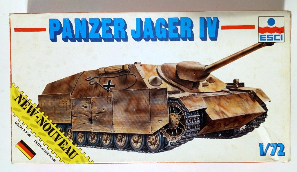 Esci 1/72 Panzer Jager IV vroege uitvoering, Overige merken, Ophalen of Verzenden, Zo goed als nieuw, Tank
