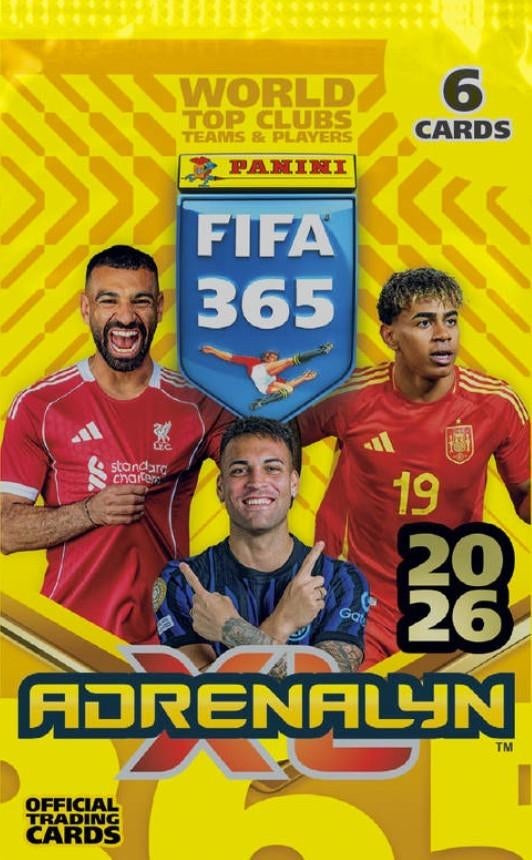 FIFA 365: 2025-2026. Adrenalyn XL (Panini) dubbel, Hobby en Vrije tijd, Stickers en Plaatjes, Ophalen of Verzenden, Zo goed als nieuw