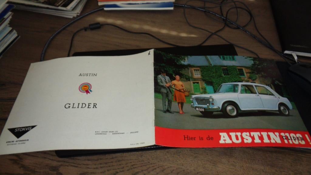 Folder AUSTIN 1100 GLIDER, Verzenden, Zo goed als nieuw, Overige merken