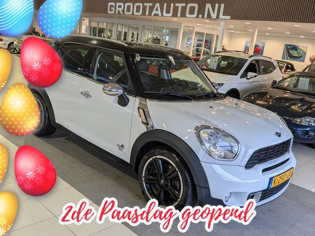 MINI Countryman 1.6 Cooper S ALL4 Chili Automaat Airco, Crui, Euro 5, 1380 kg, Gebruikt, Zwart