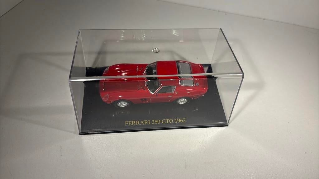 Ferrari 250 gto red 1962 atlas 1.43, Overige merken, Auto, Ophalen of Verzenden, A