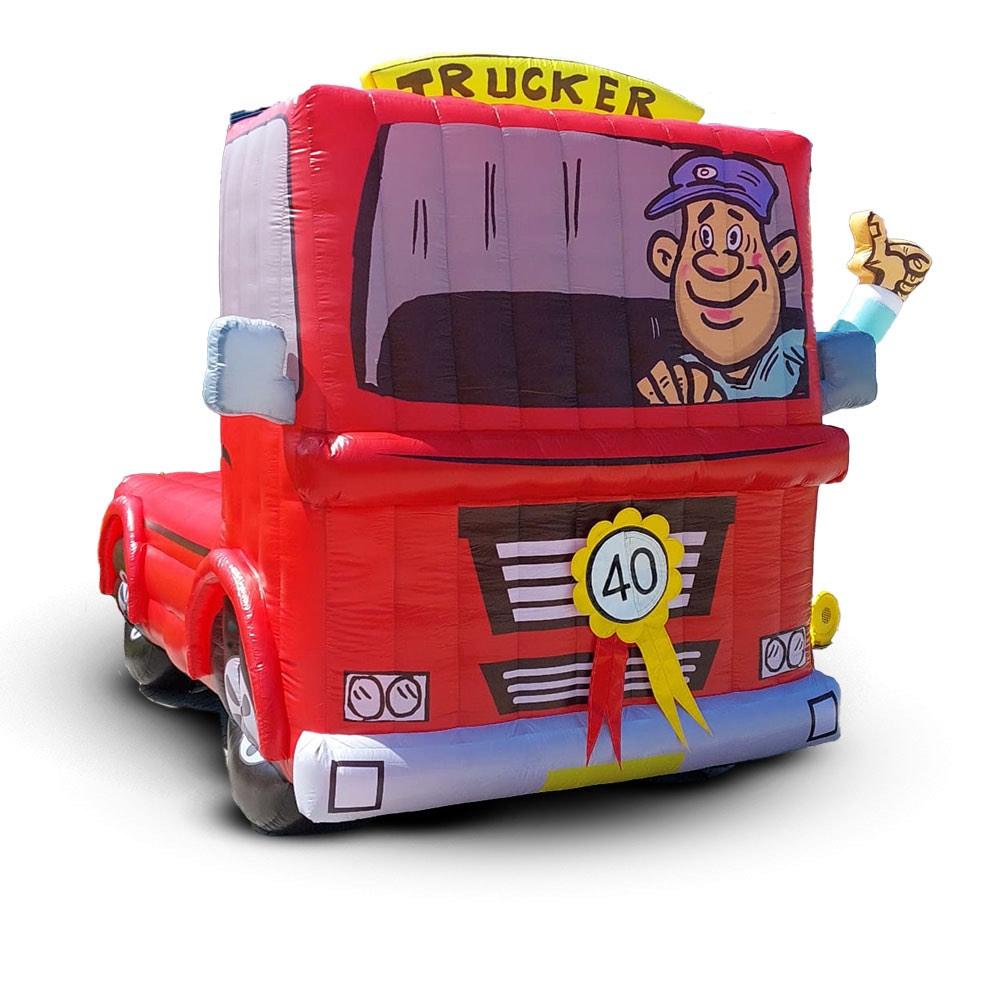 abraham vrachtwagenchauffeur opblaasfiguur huren blikvanger, Ophalen of Verzenden, Zo goed als nieuw, Abraham of Sarah