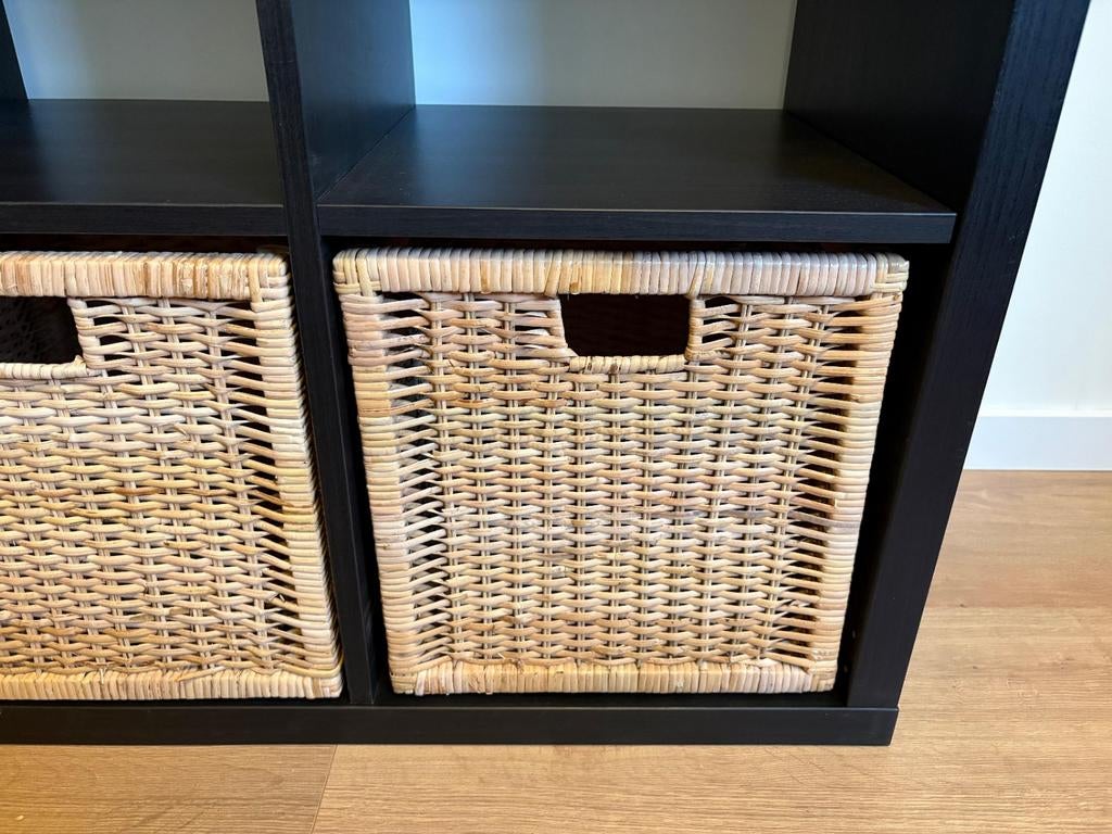 Branäs Ikea rieten bakken voor Kallax kast, Ophalen, Minder dan 50 cm, 50 tot 100 cm, Zo goed als nieuw
