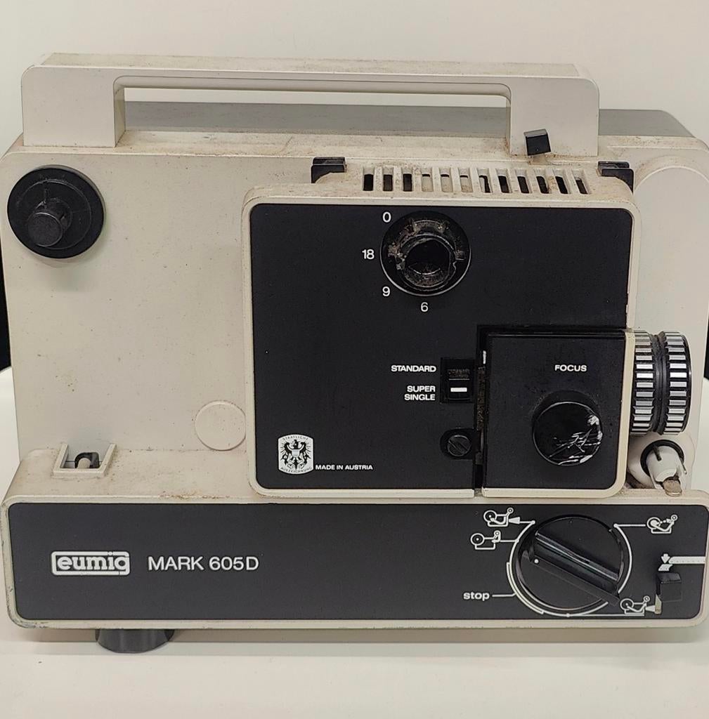 Vintage Eumig Mark 605D Super-8 filmprojector, Ophalen, 1960 tot 1980, Eumig, Nb