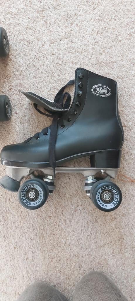 Zwarte rolschaatsen maat 39, Ophalen of Verzenden, Gebruikt, Kinderen