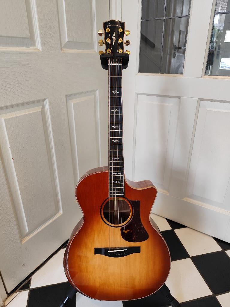 Eastman AC522CE Goldburst Akoestische Gitaar, Ophalen, Zo goed als nieuw, Western- of Steelstringgitaar, Met koffer